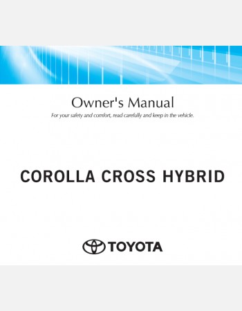toyota corolla cross hybrid 2024 owners manual